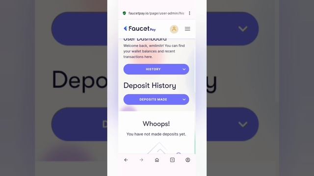 Faucetpay.Баланс 7.72 $.