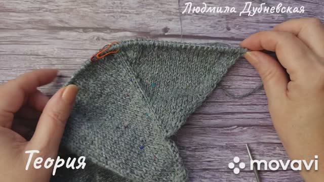 Прибавки в реглане и V образном вырезе🧶