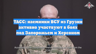 ТАСС: наемники ВСУ из Грузии активно участвуют в боях под Запорожьем и Херсоном
