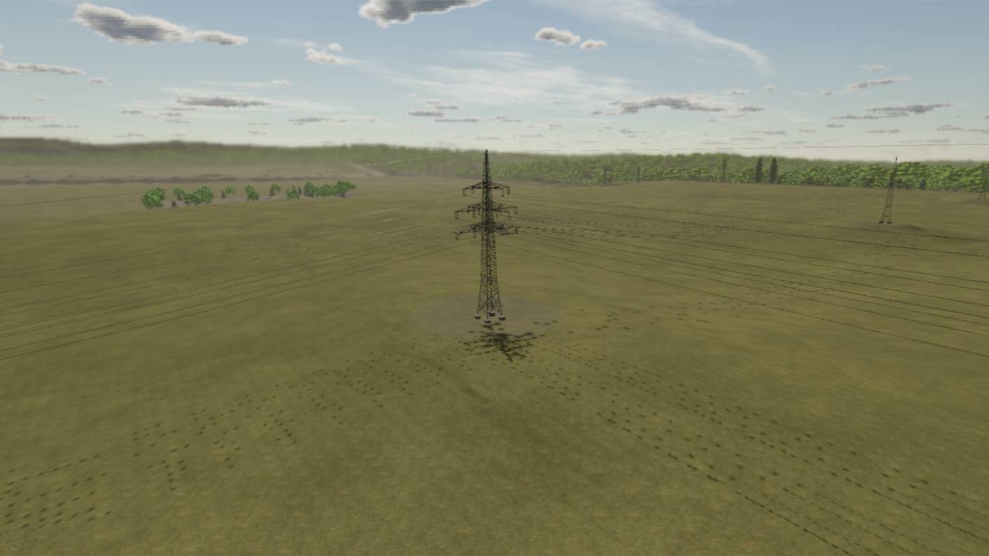 Провожу опоры линий электропереда ч3