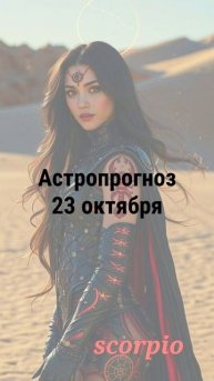Астропрогноз на 23 октября