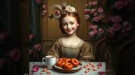 Красивый подарок бабушке от внучки! Маленькая девочка: трогательные фото, видео №13.
