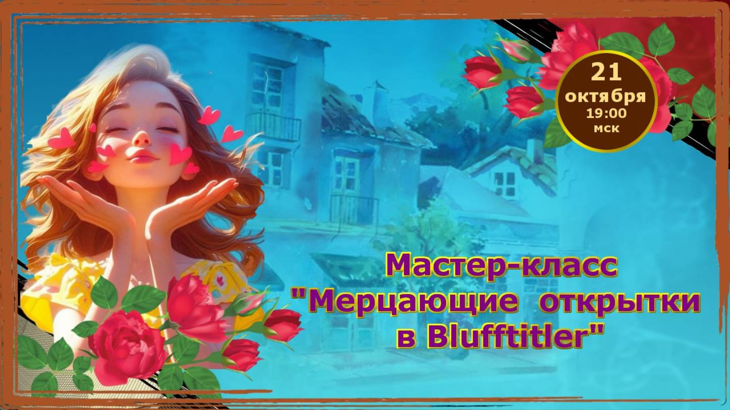 Магия творчества. 21.10.2025. МК Мерцающие открытки