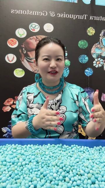 20251022-01 Natural Sterling Turquoise Beads Crystal Light Overflowing