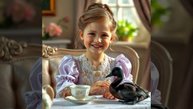 Красивый подарок бабушке от внучки! Маленькая девочка: трогательные фото, видео №11