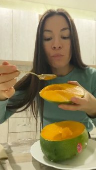 ПРОБУЕМ МАНГО🤩🥭 #манго #фрукты #здоровье #счастье #радость #состояние #мышление #красота #любовь