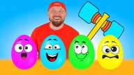 Сюрприз Яйцо - Детская Песенка. Finger Family