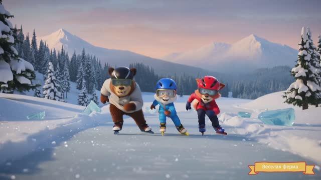 Зверушки на зимней олимпиаде🐾🧸|Детские мультики| Мультики для детей😊