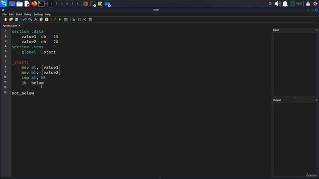 12.011 Jump if below