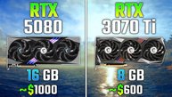 RTX 5080 vs RTX 3070 Ti | Test in 7 Games