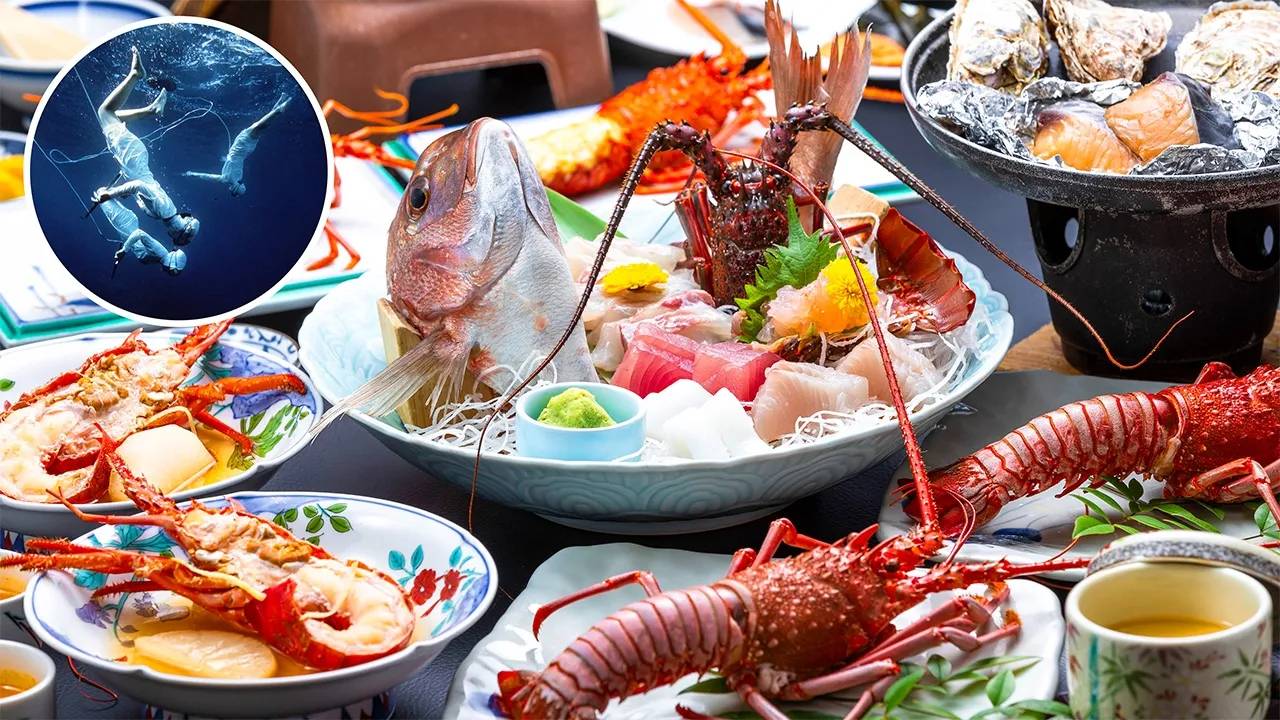 Прибрежный рёкан Исэ в Японии с вкуснейшими морепродуктами, выращиванием жемчуга