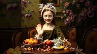 Красивый подарок бабушке от внучки! Маленькая девочка: трогательные фото, видео №17.