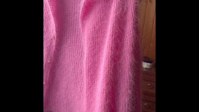 Женская кофта из пуха ангорского кролика