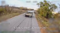 Оптоволоконный дрон отправил в полёт хамви с ВСУ
