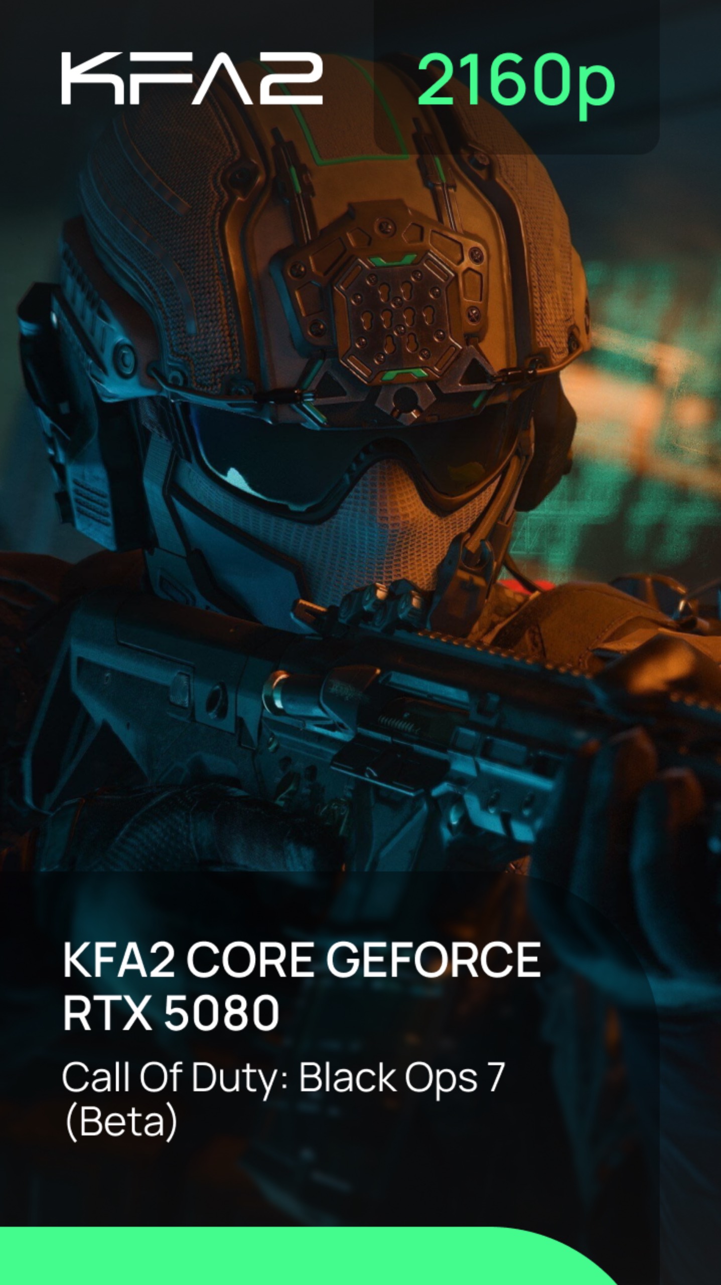 Тест видеокарты KFA2 CORE GeForce RTX 5080 | Call of Duty: Black Ops 7 (Beta) | 2160p (4K)