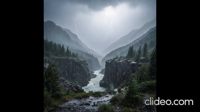 Дождь в горах