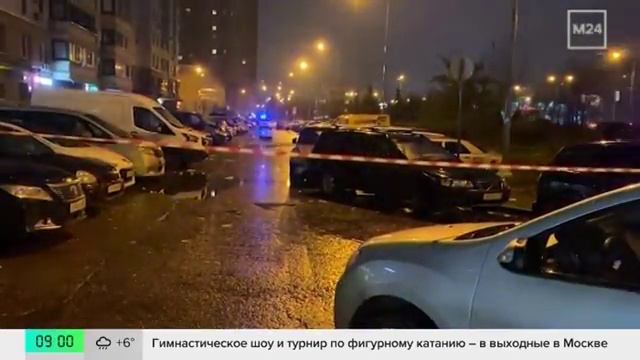 Беспилотник пробил стену 14-го этажа: кадры с места происшествия