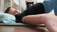 как правильно делать зарядку для спины.   от гиперлордоза