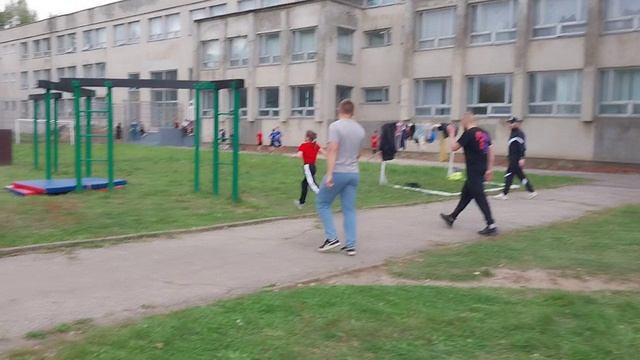 ушу-саньда. Горбунова Алиса 10 лет 20.09.2025 г. армейская полоса препятствия "Юный Патриот"