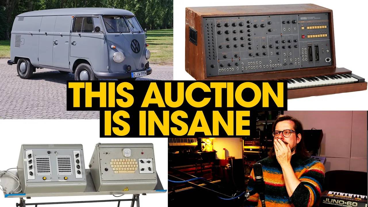 Amazing Collection of Kraftwerk's Florian Schneider is on Auction!