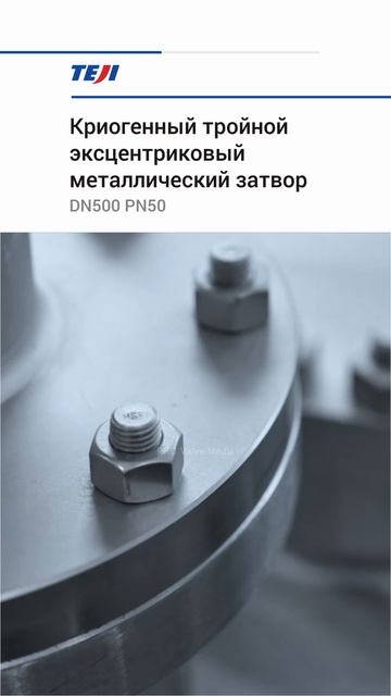 DN500 PN50 Криогенный тройной эксцентриковый металлический затвор-TEJI