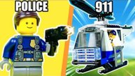 Я собрал из конструктора LEGO полицейскую армию...