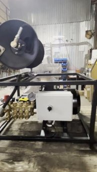 АВД ТРИТОН H 15/200 TS 5.5 T (на раме, электрика с теплозащитой, манометр)