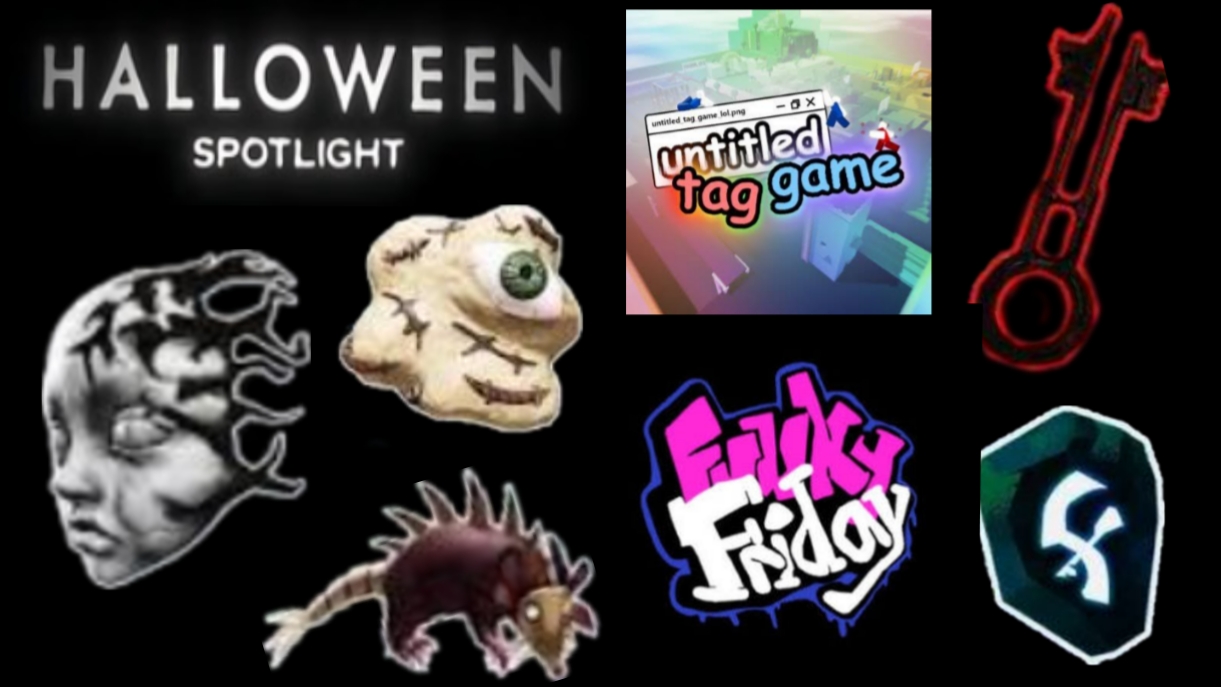 Получаем первые 3 вещи в Roblox Halloween spotlight