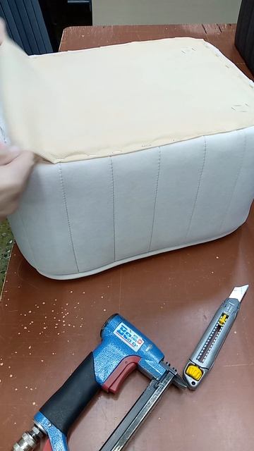 пробуем собрать пуфик ,пуф мягкий