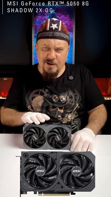MSI RTX 5050 SHADOW 2X OC — Компактная Сила в 8 ГБ! Полный обзор от CyberArtKZ