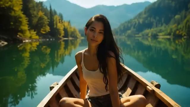 Lost In Nature - Beautiful Women Enjoying The Outdoors - AI Generated