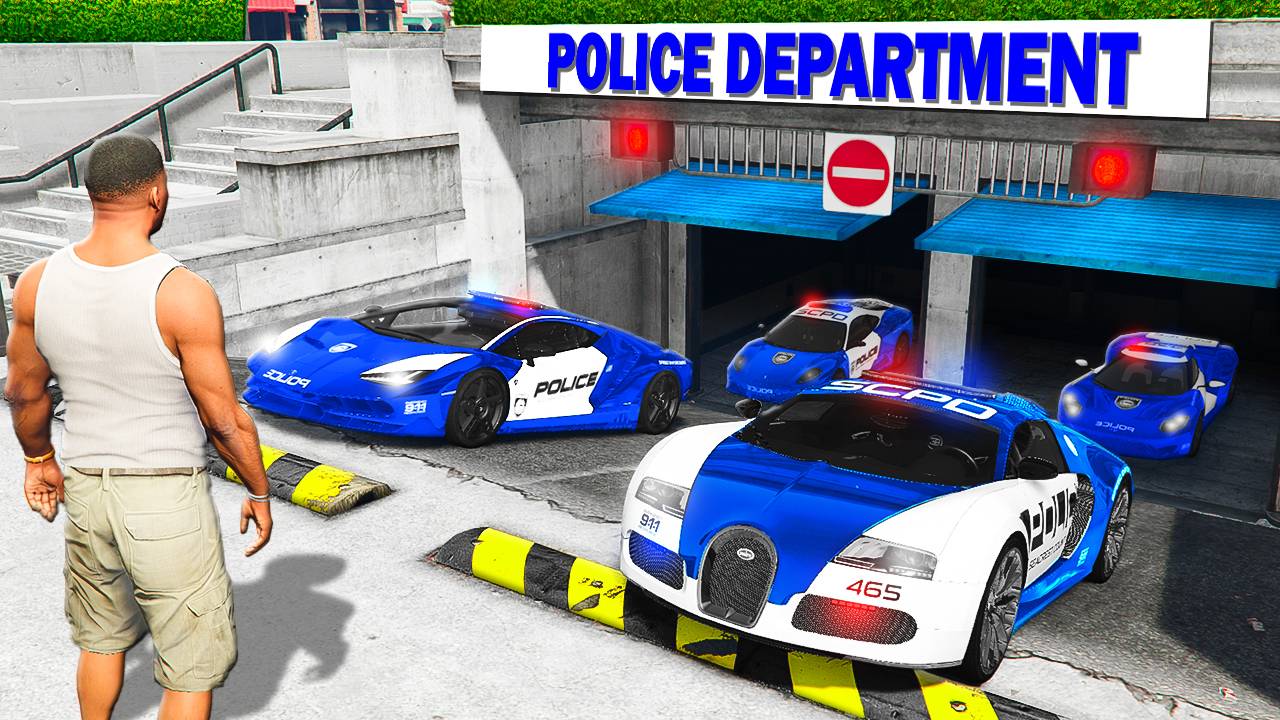 НАШЁЛ СЕКРЕТНЫЙ ПОЛИЦЕЙСКИЙ ГАРАЖ В ГТА 5!