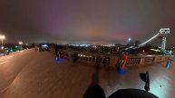 Ночь + Смотровая площадка на воробъевых горах