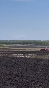 Посев зернышек, с которых получается хлеб 🌾