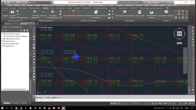 картограмма civil 3D 2018  простейший способ