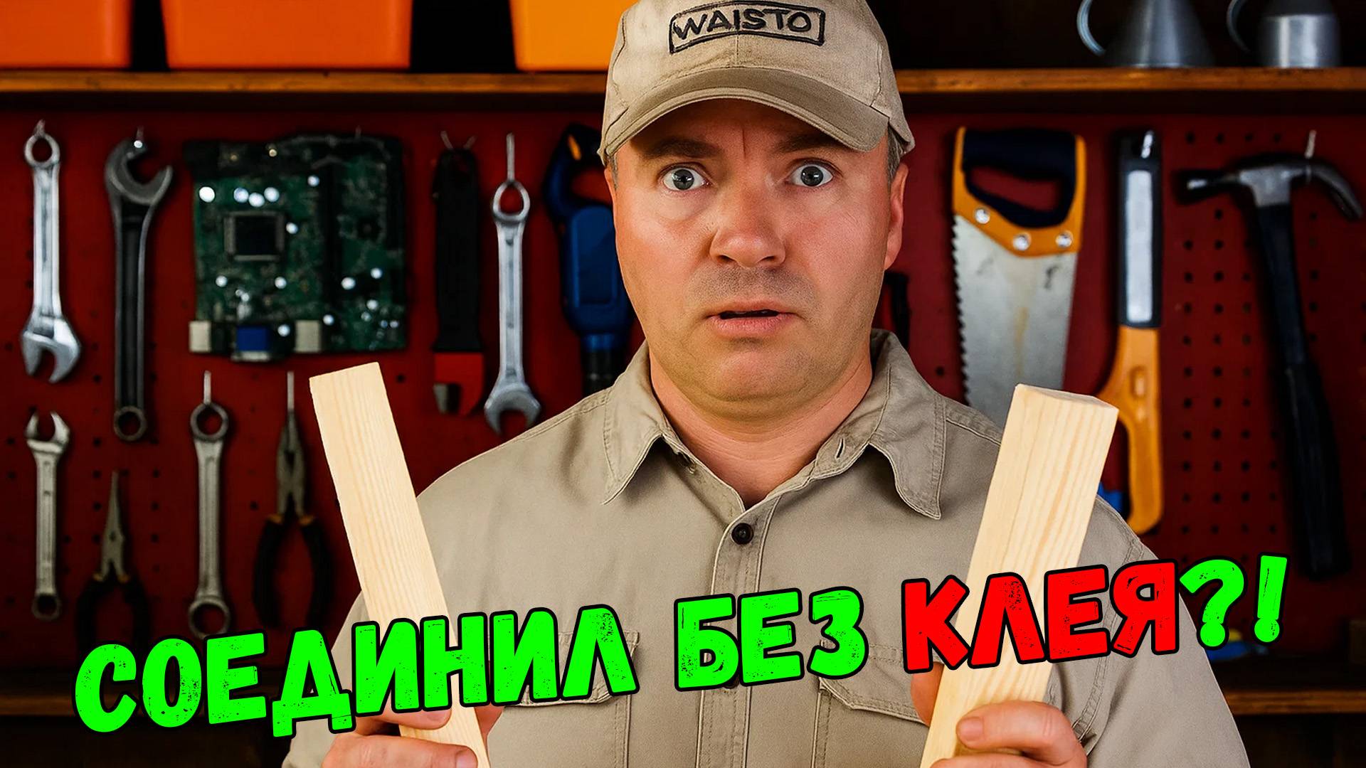 Как соединить два бруска без клея