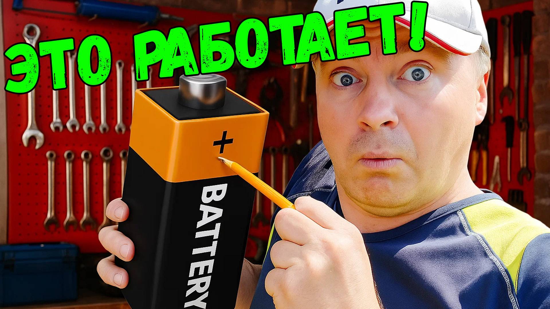 Как сделать карандаш из батарейки