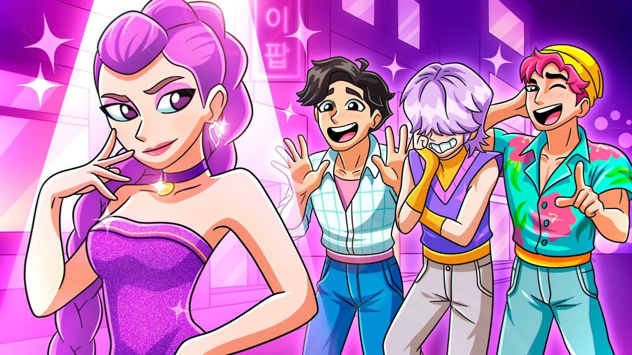 ПЕРЕВОПЛОЩЕНИЕ РУМИ! K-Pop Охотницы на Демонов_ Huntrix анимация