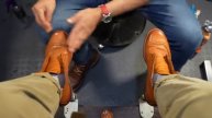 ASMR shoe shine. Чистка обуви. Звуки щëтки. Таппинг.