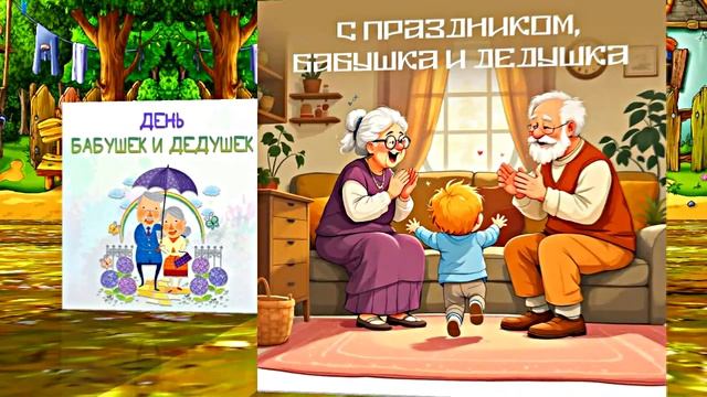 С Днём Бабушек и Дедушек 7! Праздничное поздравление С Днём Бабушек и Дедушек!