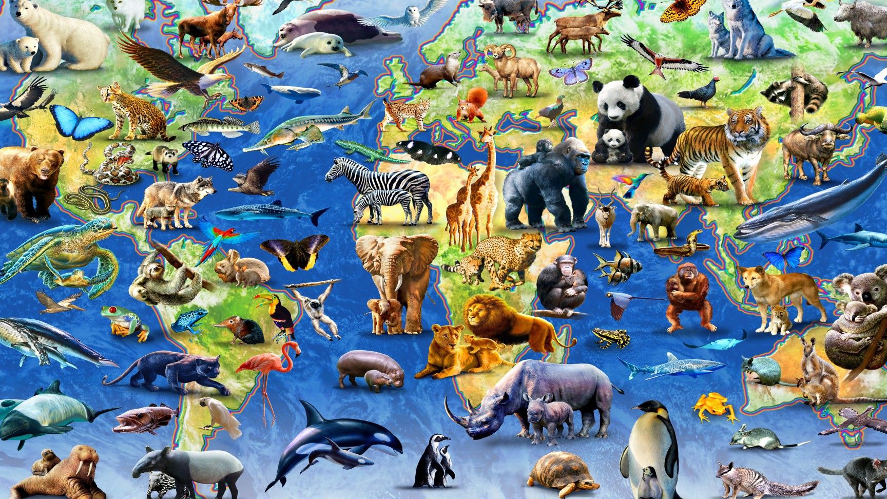 Вокруг света детям (животные ч3)