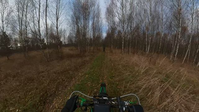 едем до асфальта на эндуро