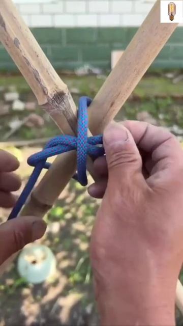 Связать надёжно две палочки очень просто