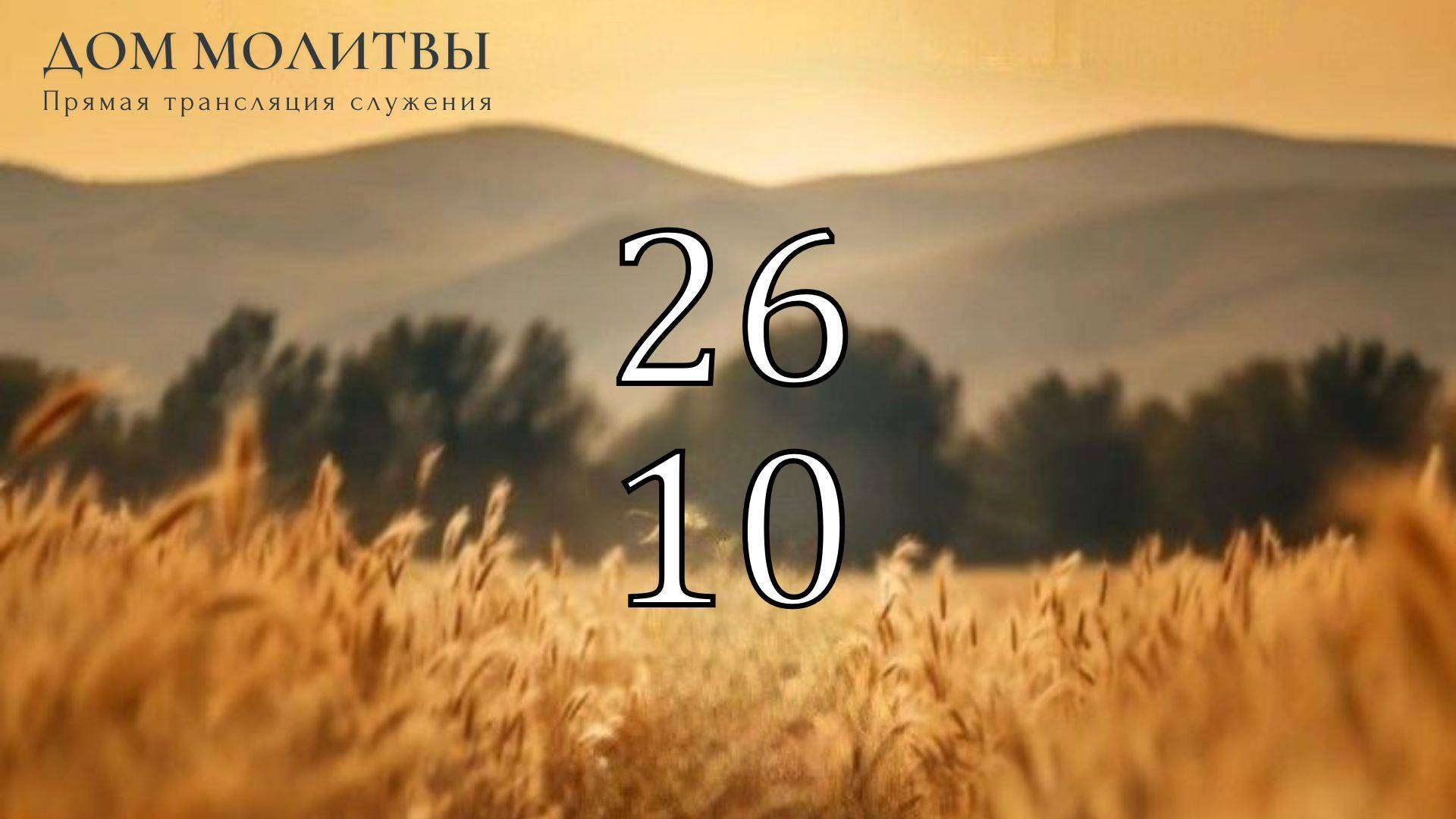 26.10.2025 - Прямая трансляция ст.Елизаветинская