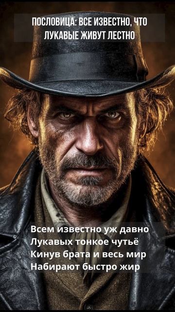 Всё известно, что лукавые живут лестно