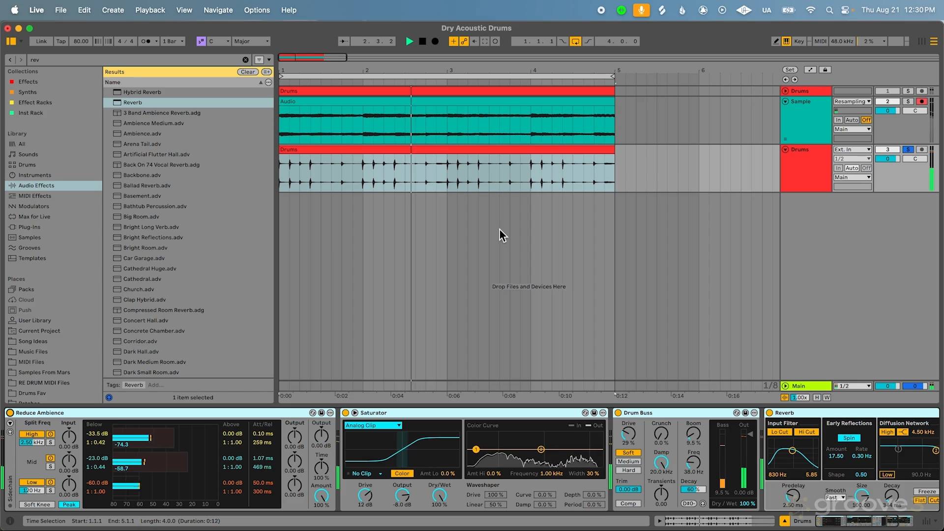 02. Multiband Dynamics for Dry Acoustic Drums