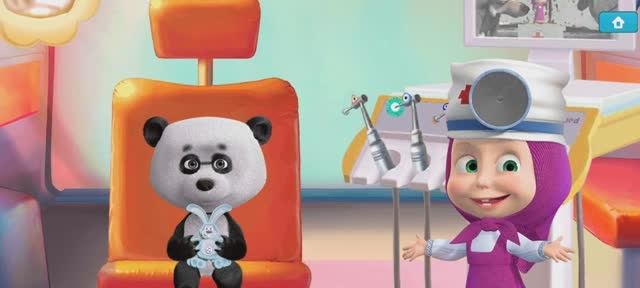Маша и Медведь Мультфильм Зубной врач