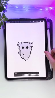 Анимируем котика поэтапно в приложении Procreate