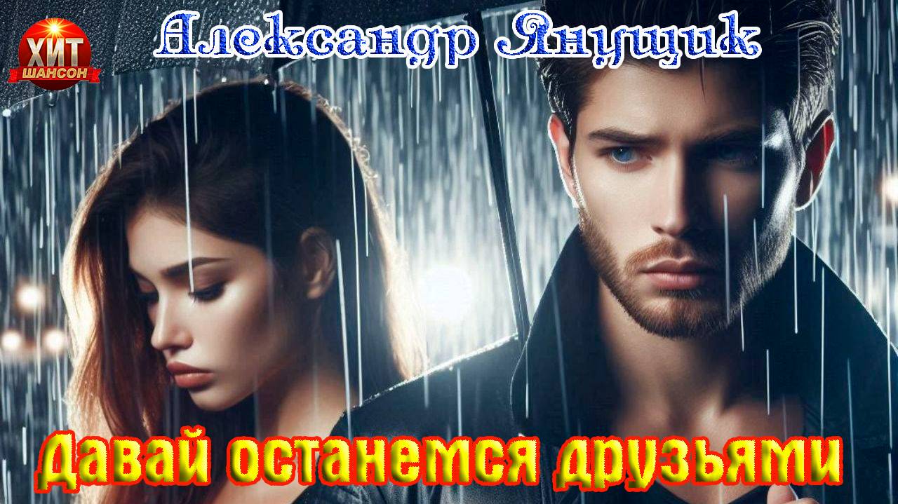 Хит Шансона! ДАВАЙ ОСТАНЕМСЯ ДРУЗЬЯМИ - АЛЕКСАНДР ЯНУЩИК