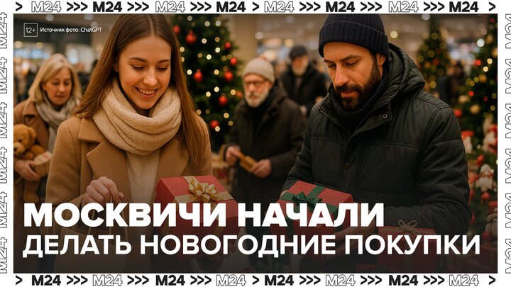 Москвичи начали покупать новогодние подарки - Москва 24